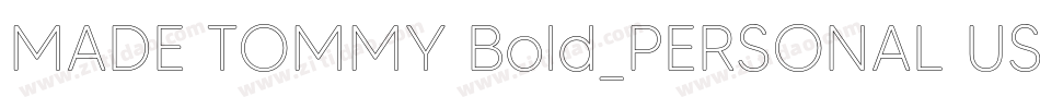 MADE TOMMY Bold_PERSONAL USE字体转换
